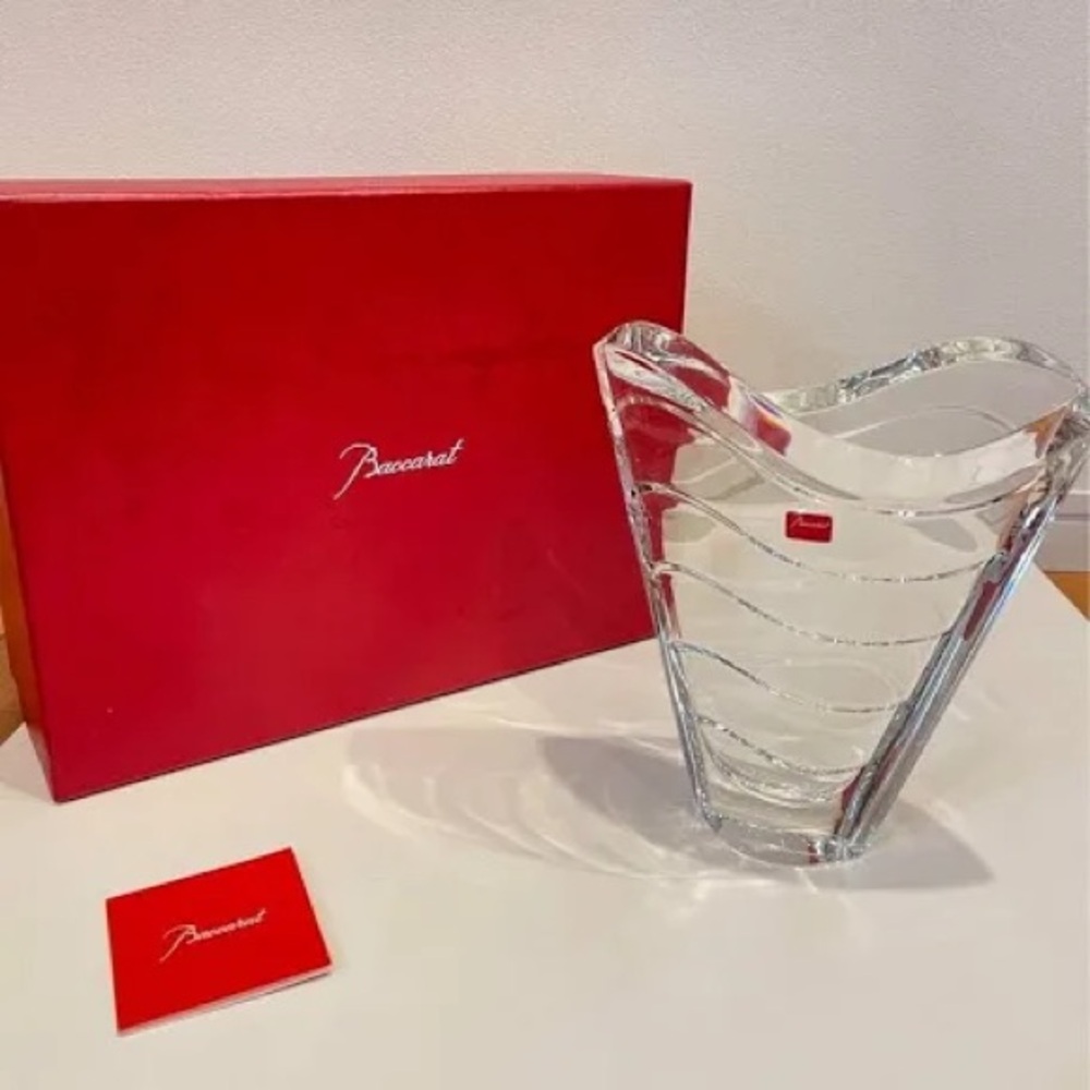 Baccarat Clear Crystal Vase